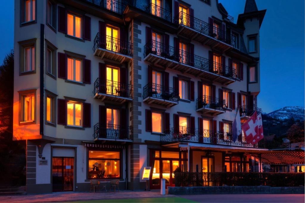 Seehotel Gotthard Веггис Экстерьер фото