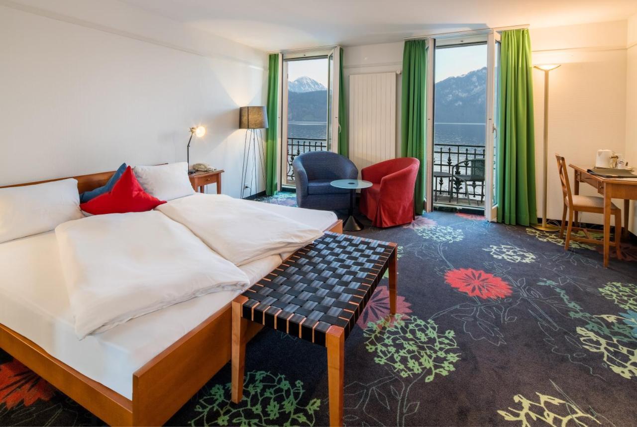 Seehotel Gotthard Веггис Экстерьер фото
